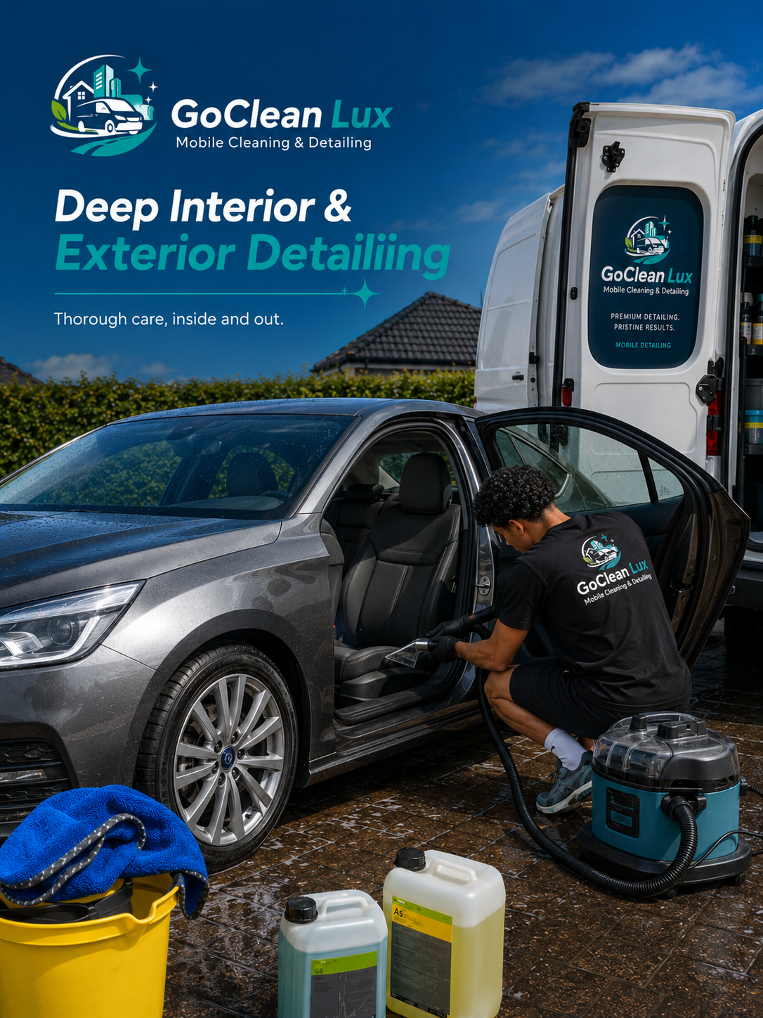 Deep Interior and Exterior Cleaning
